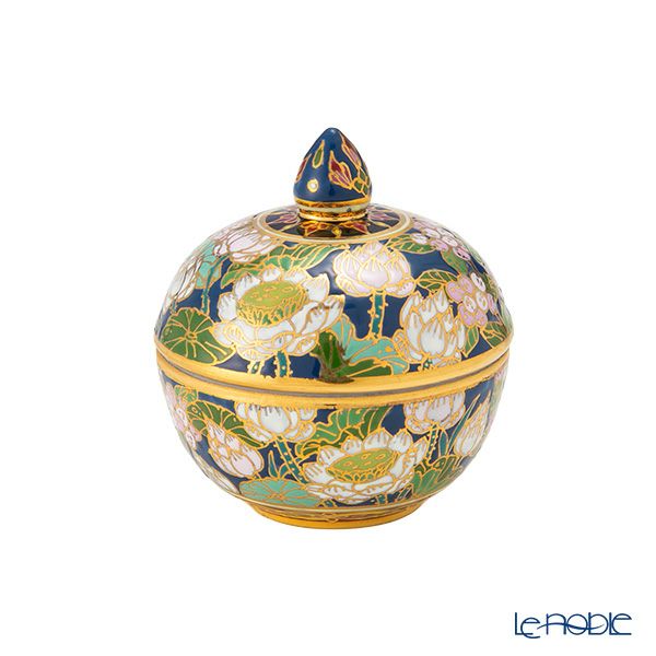 ブランベンジャロン工房 小物入れ ハーフパターンダークブルー