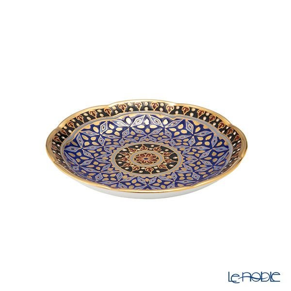 ブランベンジャロン工房 ミニプレート ピクンブルーゴールド