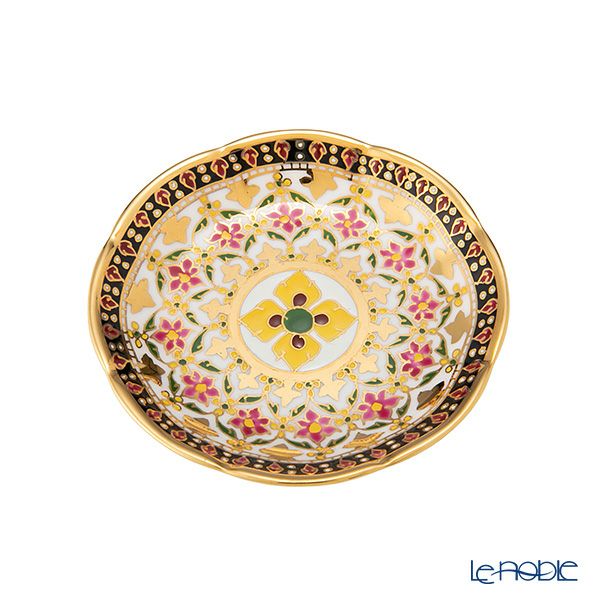 ブランベンジャロン工房 ミニプレート ピクンプームゴールドピンク