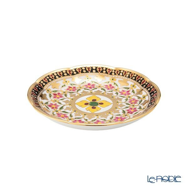 ブランベンジャロン工房 ミニプレート ピクンプームゴールドピンク