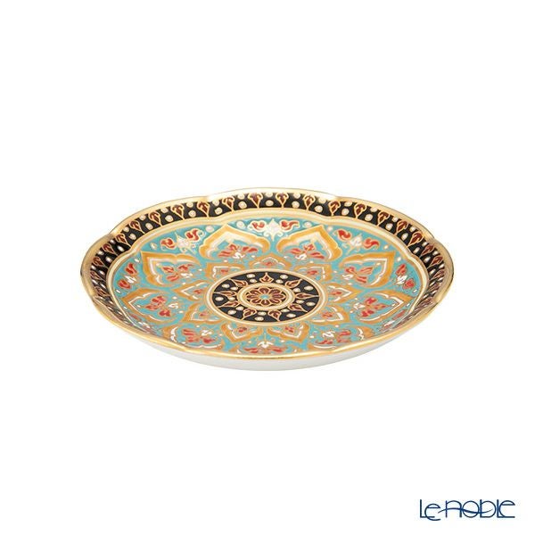 ブランベンジャロン工房 ミニプレート フレーク ダークグリーン