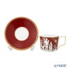 ウェッジウッド（Wedgwood） ルネッサンスレッド ティーカップ＆ソーサー 250ml アクセント