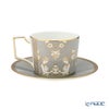 ウェッジウッド（Wedgwood） ルネッサンスグレー ティーカップ＆ソーサー 250ml アクセント