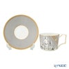 ウェッジウッド（Wedgwood） ルネッサンスグレー ティーカップ＆ソーサー 250ml アクセント