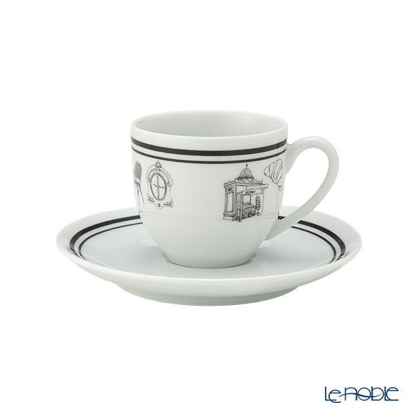 ワオ・ラ・ターブル (Waww la table) パリ×パリ エスプレッソカップ＆ソーサー 100ml