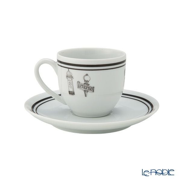 ワオ・ラ・ターブル (Waww la table) パリ×パリ エスプレッソカップ＆ソーサー 100ml