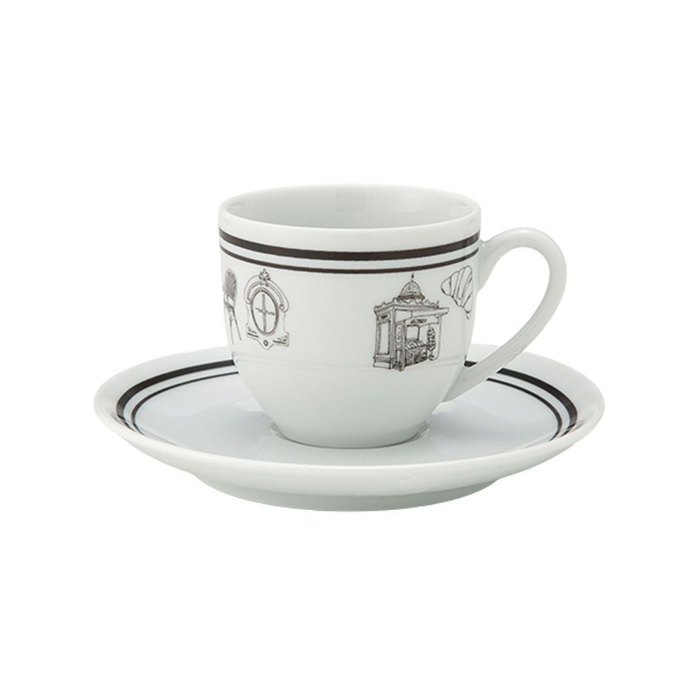 ワオ・ラ・ターブル (Waww la table) パリ×パリ エスプレッソカップ＆ソーサー 100ml