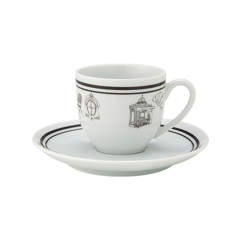 ワオ・ラ・ターブル (Waww la table) パリ×パリ エスプレッソカップ＆ソーサー 100ml