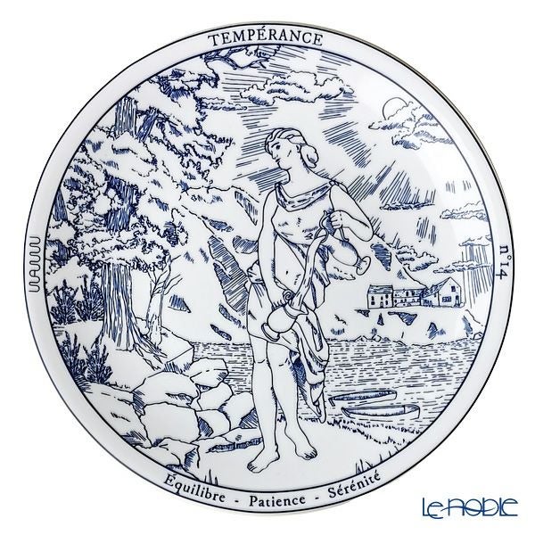 ワオ・ラ・ターブル タロット プレート テンペランス 27cm