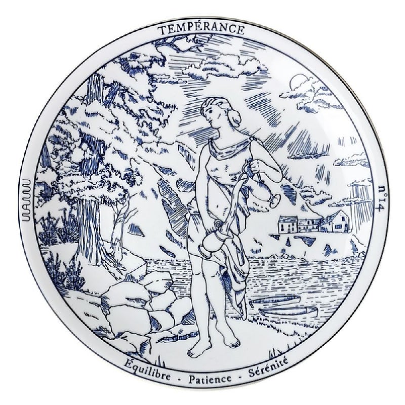 ワオ・ラ・ターブル タロット プレート テンペランス 27cm