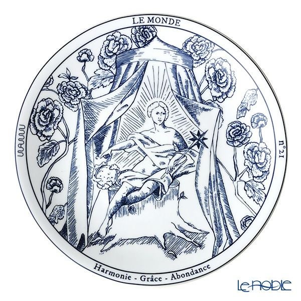 ワオ・ラ・ターブル タロット プレート ワールド 27cm