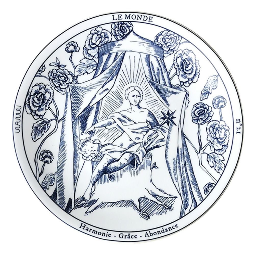 ワオ・ラ・ターブル タロット プレート ワールド 27cm