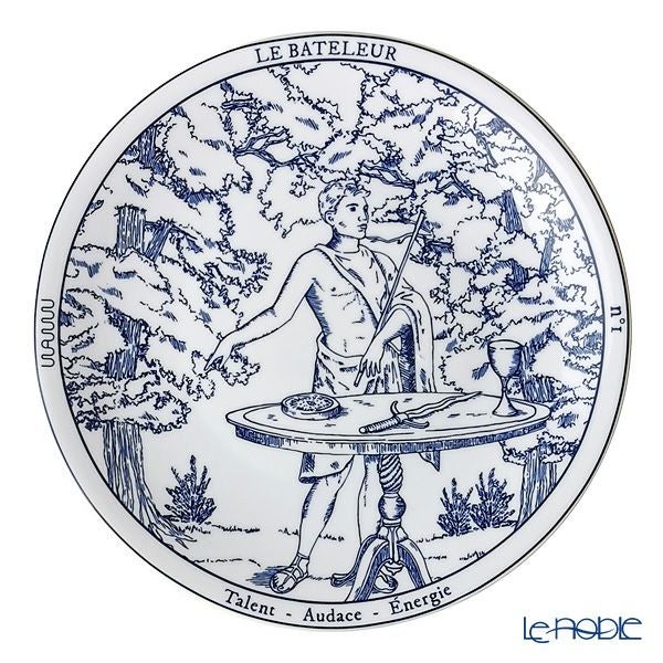 ワオ・ラ・ターブル タロット プレート マジシャン 27cm