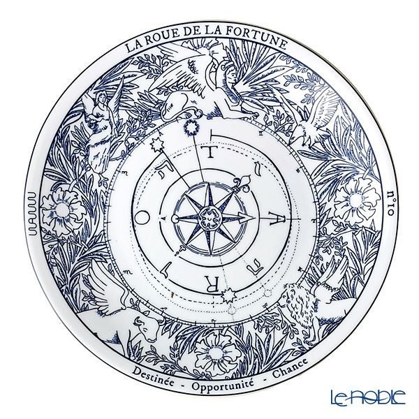 ワオ・ラ・ターブル タロット プレート ウィールオブフォーチュン 27cm