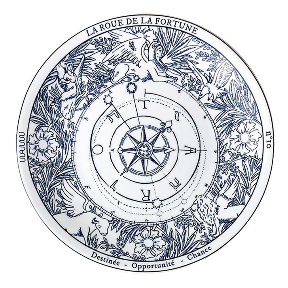 ワオ・ラ・ターブル タロット プレート ウィールオブフォーチュン 27cm