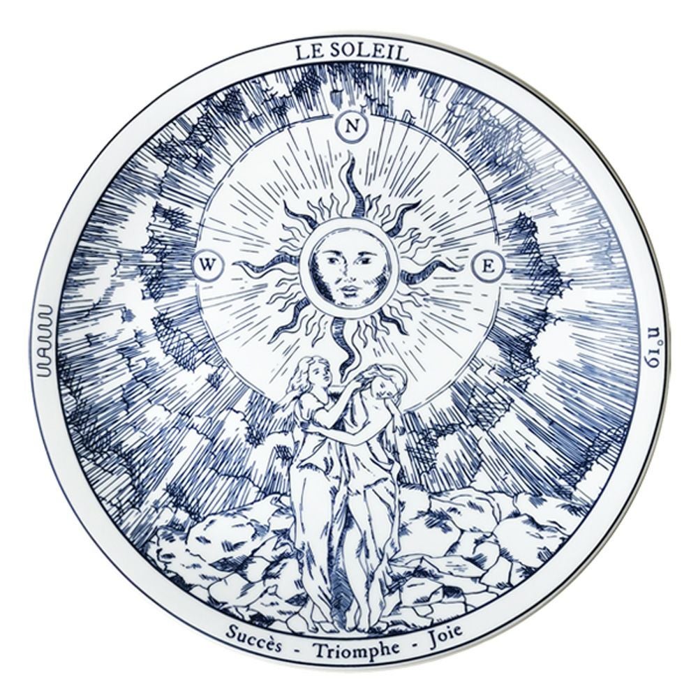 ワオ・ラ・ターブル タロット プレート サン 27cm