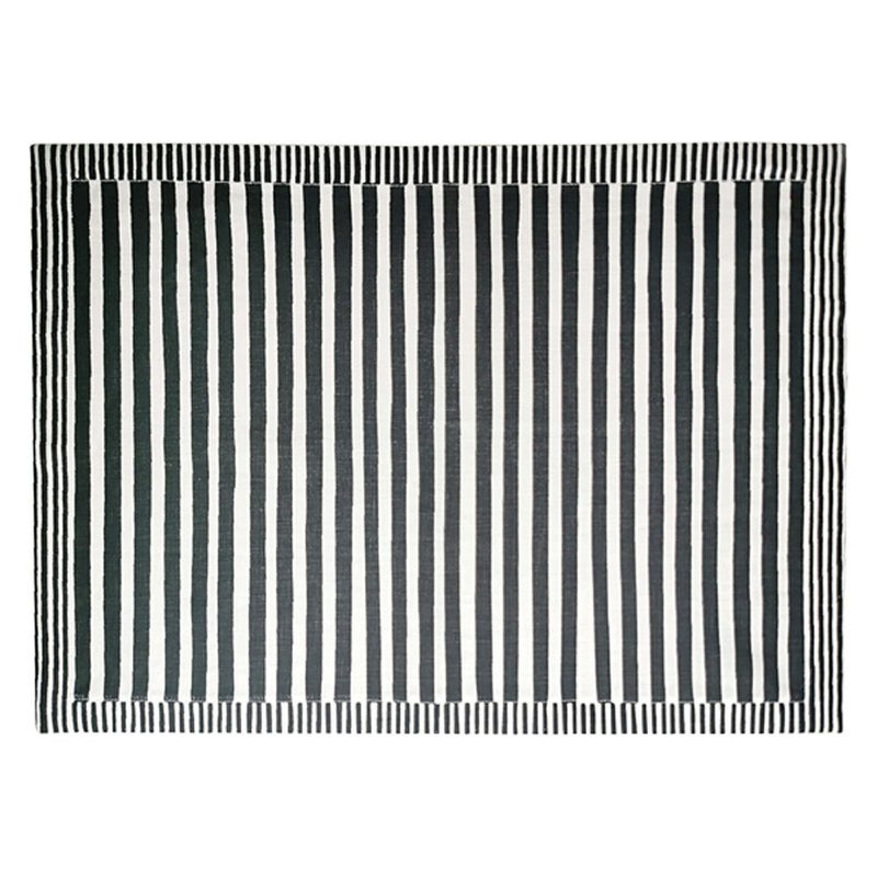 ワオ・ラ・ターブル ミス・オーレリー ランチョンマット ブラック 46×33cm リネン製