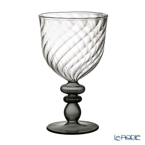 ワオ・ラ・ターブル (Waww la table) ナブッコ ステムグラス グレー 350ml