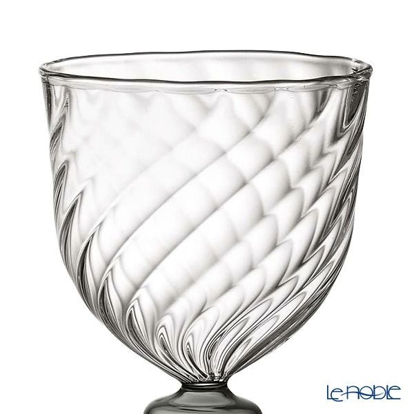 ワオ・ラ・ターブル (Waww la table) ナブッコ ステムグラス グレー 350ml