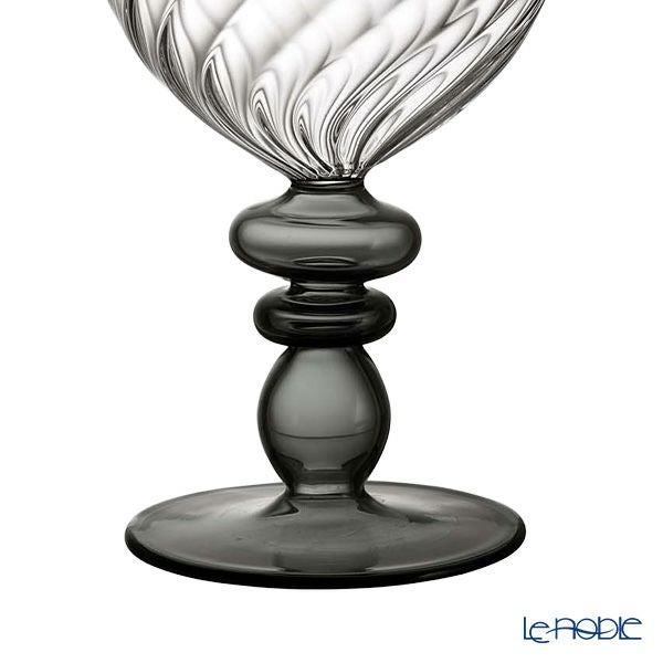 ワオ・ラ・ターブル (Waww la table) ナブッコ ステムグラス グレー 350ml