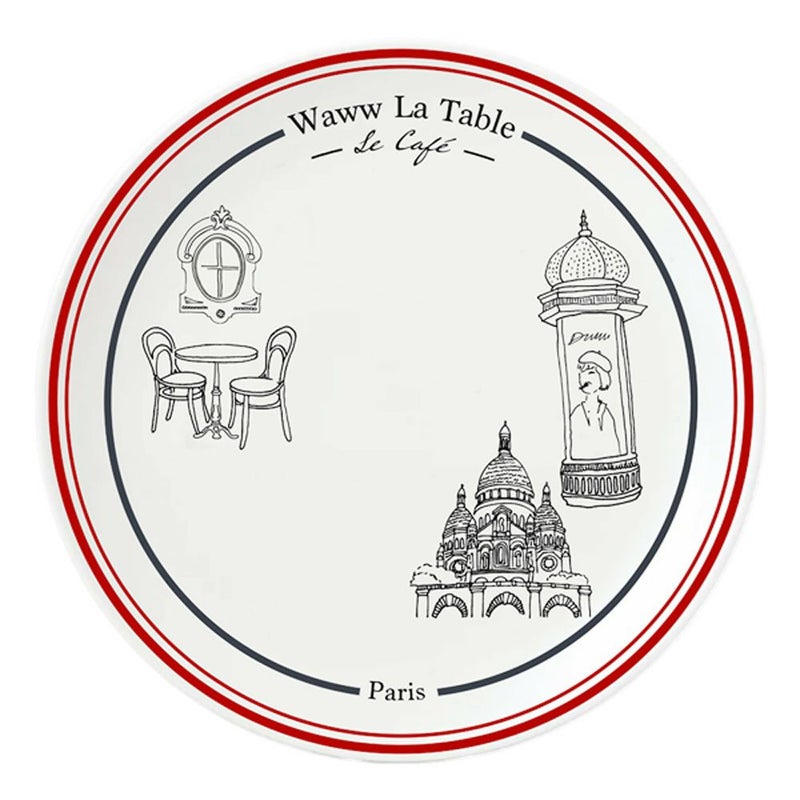 ワオ・ラ・ターブル パリ×パリ プレート モンマルトル 27cm