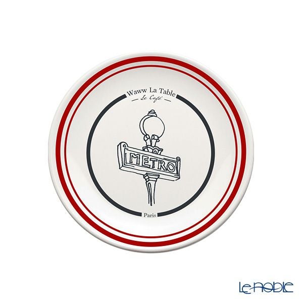 ワオ・ラ・ターブル パリ×パリ プレート メトロ 12cm