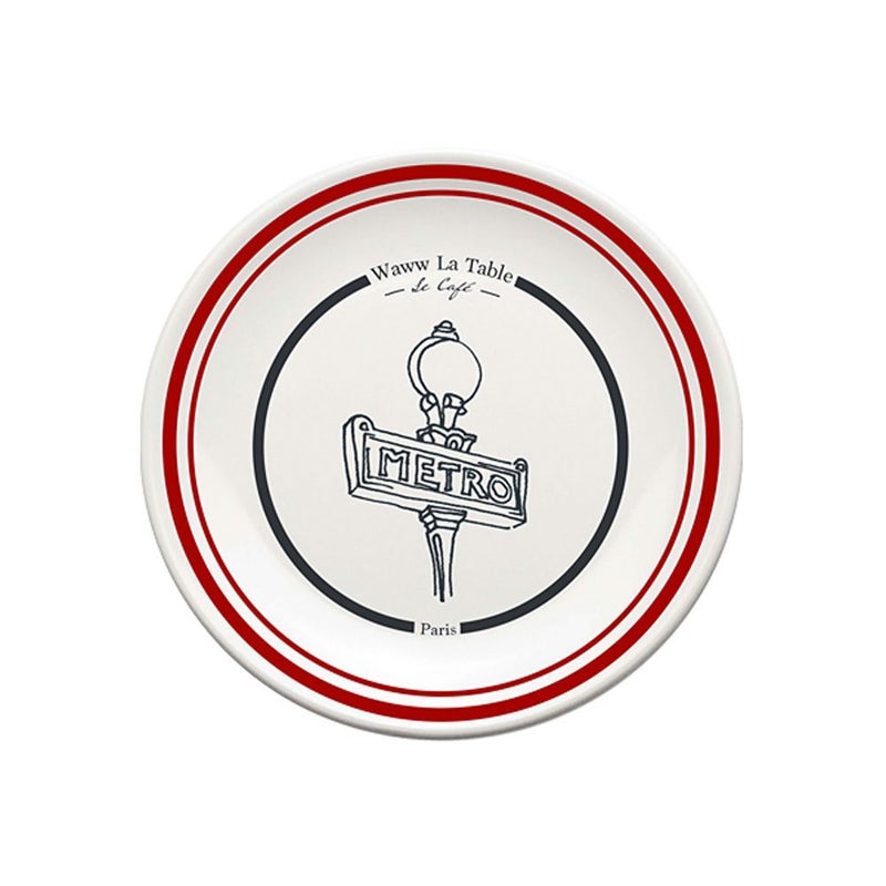 ワオ・ラ・ターブル パリ×パリ プレート メトロ 12cm