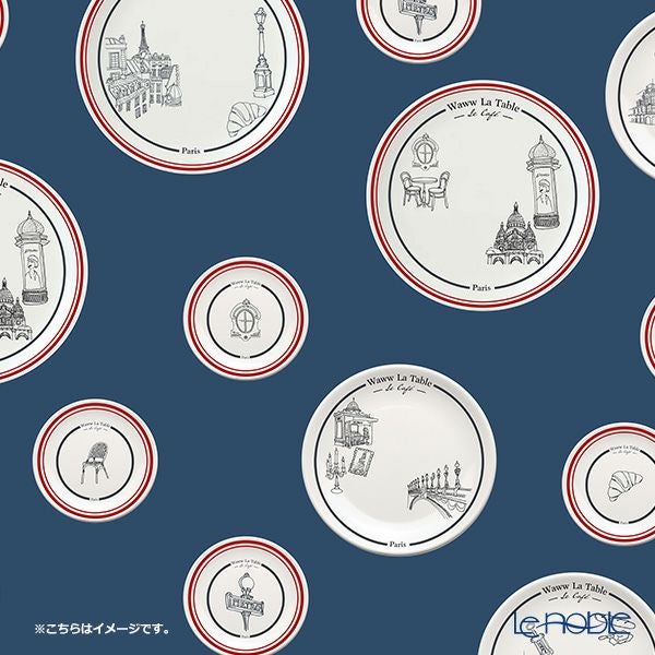 ワオ・ラ・ターブル パリ×パリ プレート 窓 12cm
