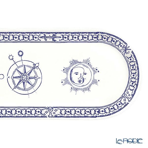 ワオ・ラ・ターブル タロット サービングプレート スカイ 13×30cm