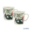 アラビア（ARABIA）Kukka maa クッカマー／花園 マグカップ 300ml 1075619 ペア