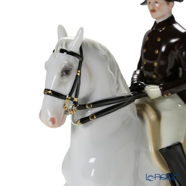 アウガルテン（AUGARTEN） フィギュリン（011210） スペイン乗馬学校 リズミカル 23.5cm 1590