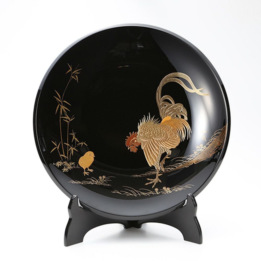 伝統工芸】輪島塗 老松 三ツ組屠蘇（とそ）器 蒔絵師：田崎昭一郎氏作