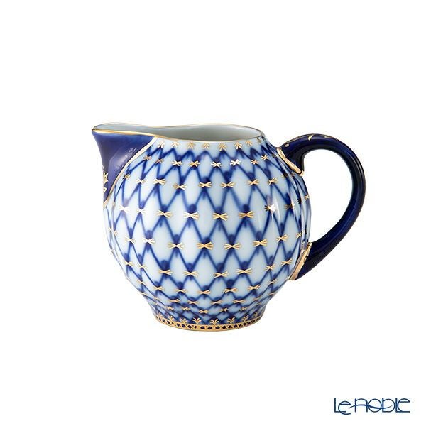 ロシア食器 インペリアル・ポーセリン コバルトネット クリーマー300ml A