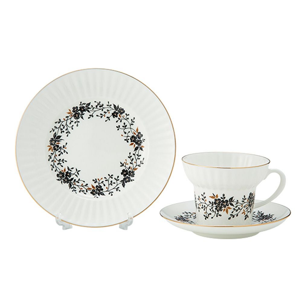 ロシア食器 インペリアル・ポーセリン ノーベンバートウィッグ 3ピースセット