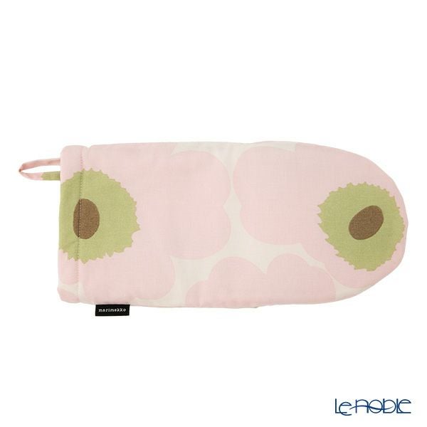 マリメッコ（marimekko） Pieni Unikko ピエニ ウニッコ ミトン 31cm ピンク×オフホワイト×サンド 075354-114／26SS