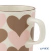 マリメッコ（marimekko）シュダメット マグカップ 色違い ペアセット 250ml ベージュ×ピンク 075363-183／26SS