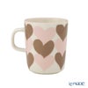 マリメッコ（marimekko）シュダメット マグカップ 色違い ペアセット 250ml ベージュ×ピンク 075363-183／26SS