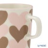 マリメッコ（marimekko）シュダメット マグカップ 色違い ペアセット 250ml ベージュ×ピンク 075363-183／26SS