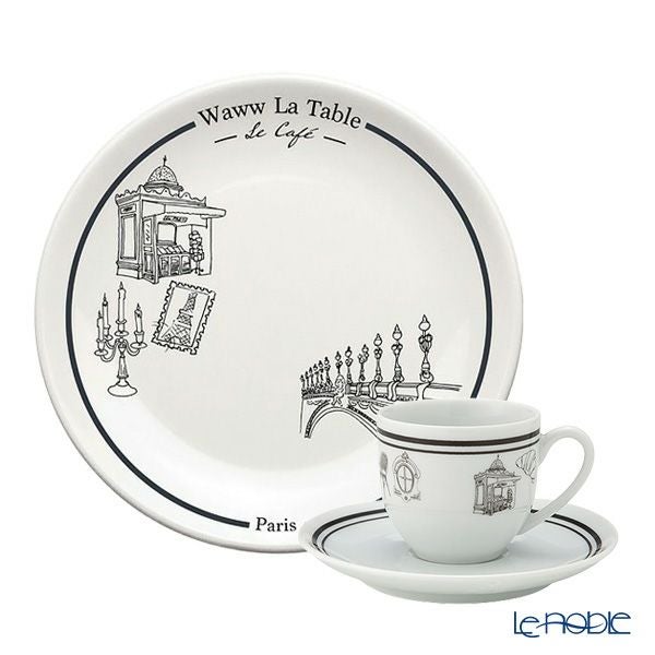 ワオ・ラ・ターブル (Waww la table) パリ×パリ トリオセット（エスプレッソ100ml） アレクサンドル3世