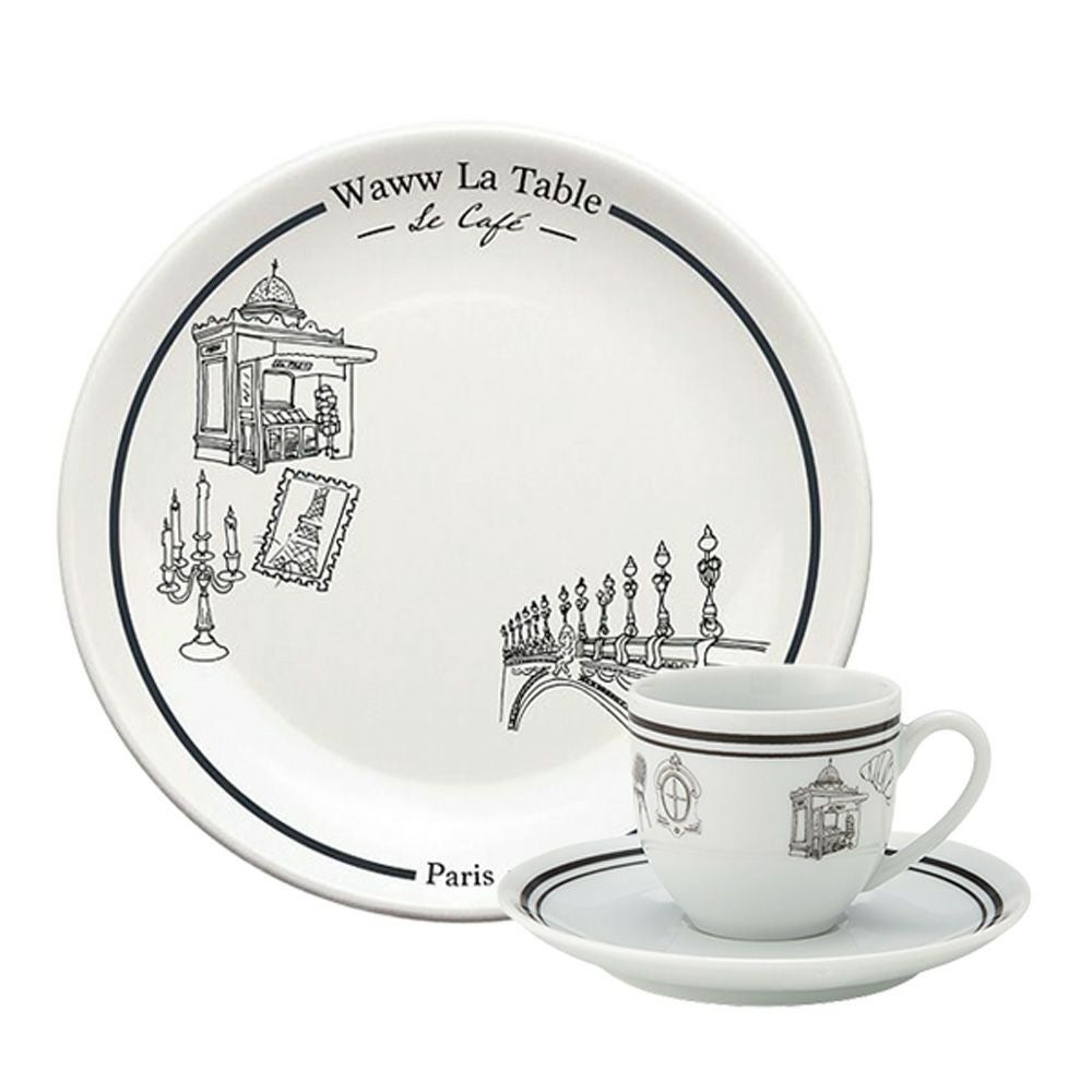 ワオ・ラ・ターブル (Waww la table) パリ×パリ トリオセット（エスプレッソ100ml） アレクサンドル3世