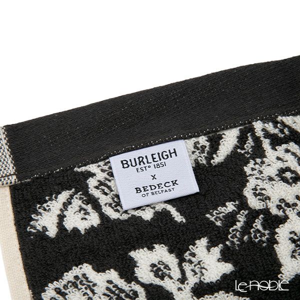 バーレイ ブラックリーガルピーコック フェイスタオル ペア Burleigh × Bedeck コットン 50×90【大きめサイズ】