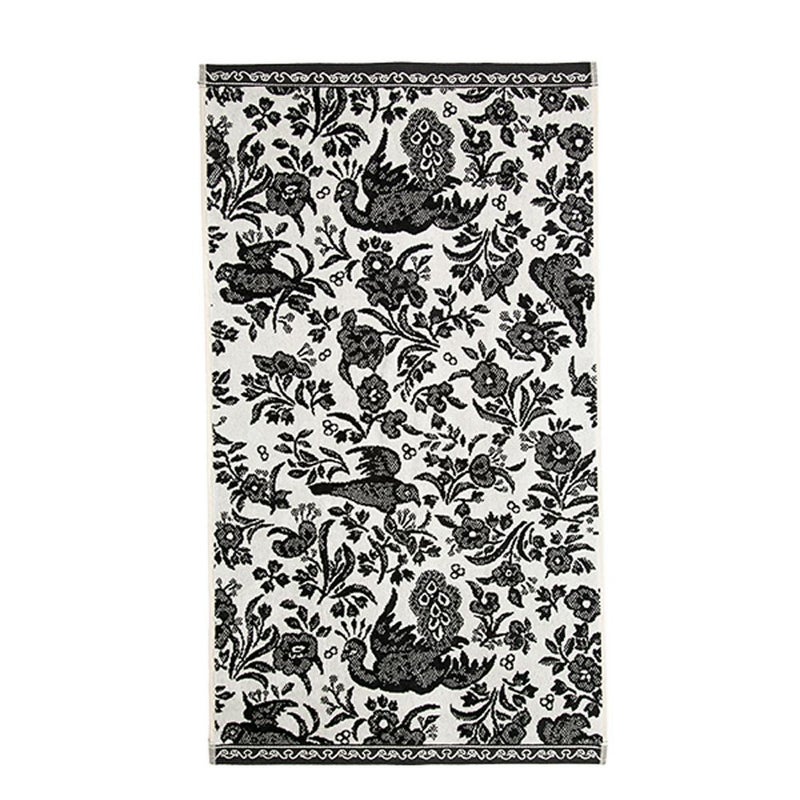 バーレイ ブラックリーガルピーコック フェイスタオル Burleigh × Bedeck コットン 50×90【大きめサイズ】