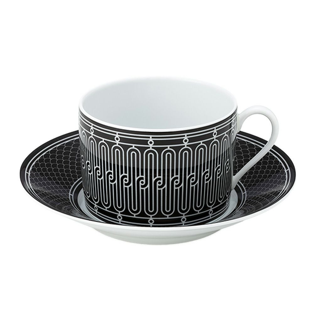 エルメス（HERMES） H Deco アッシュデコ モーニングカップ＆ソーサー 340ml 037015P