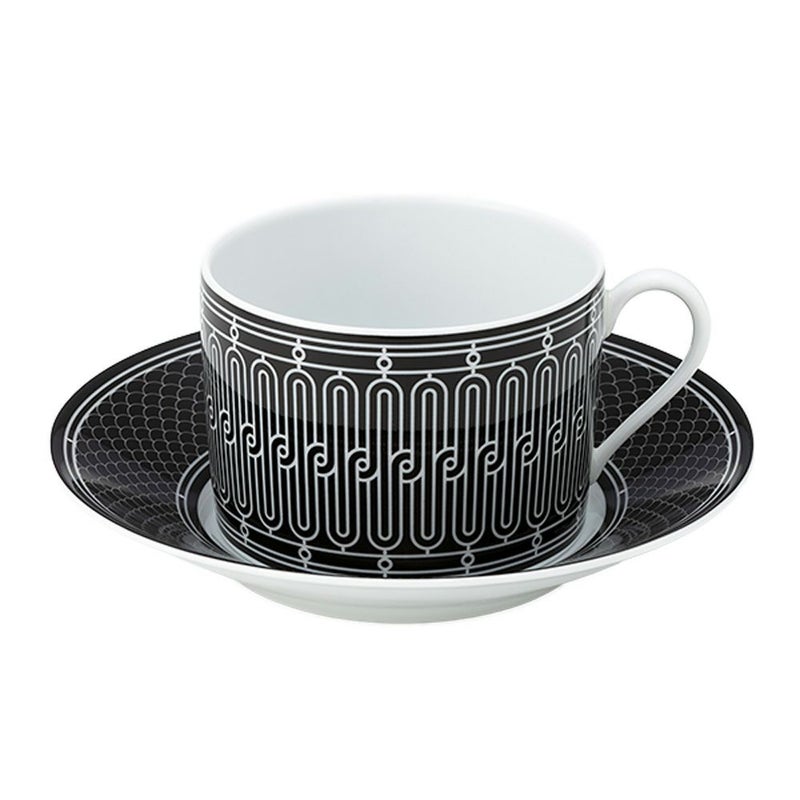 エルメス（HERMES） H Deco アッシュデコ モーニングカップ＆ソーサー 340ml 037015P