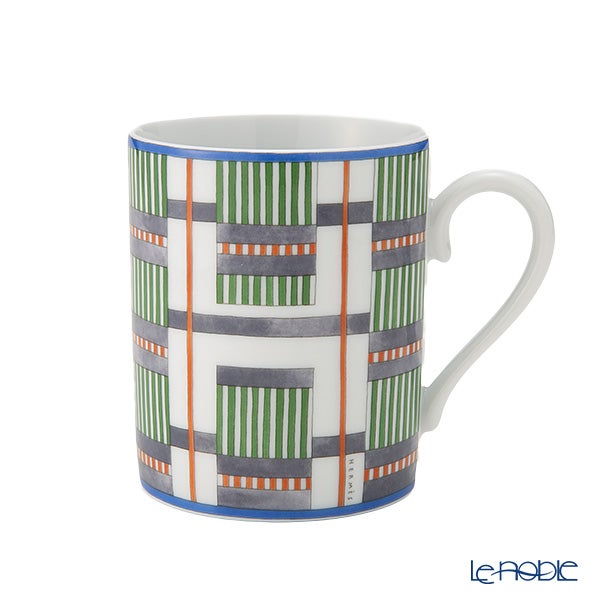 エルメス（HERMES） ヒドゥンH マグカップ 300ml No.3 グリーン