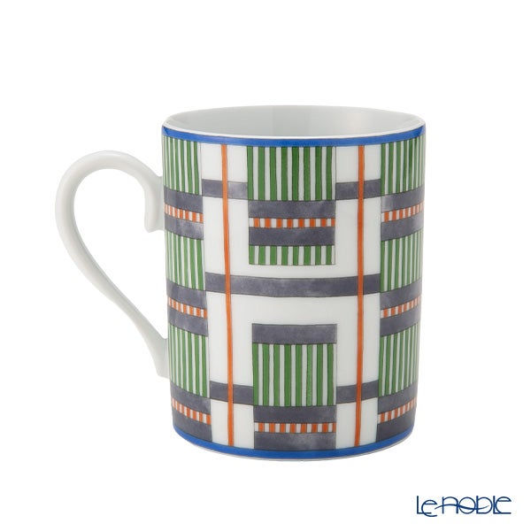 エルメス（HERMES） ヒドゥンH マグカップ 300ml No.3 グリーン