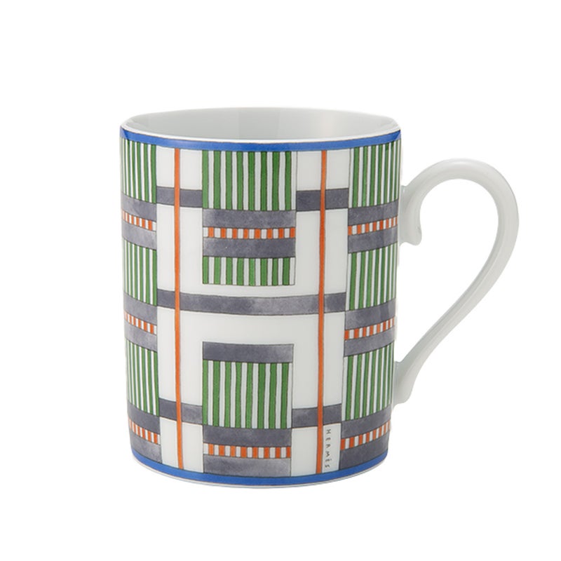エルメス（HERMES） ヒドゥンH マグカップ 300ml No.3 グリーン
