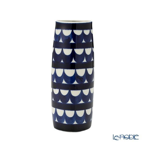 【1点限り】北欧ヴィンテージ グスタフスベリ（GUSTAVSBERG） インディゴ カリン・ビョルクウィスト ベース（花瓶）