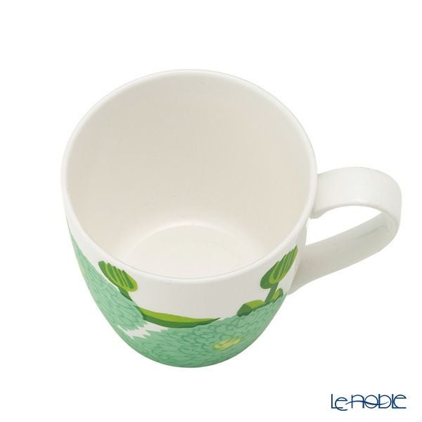 【1点限り】北欧ヴィンテージ マリメッコ（marimekko） プリマヴェーラ／Primavera 春 マグカップ グリーン