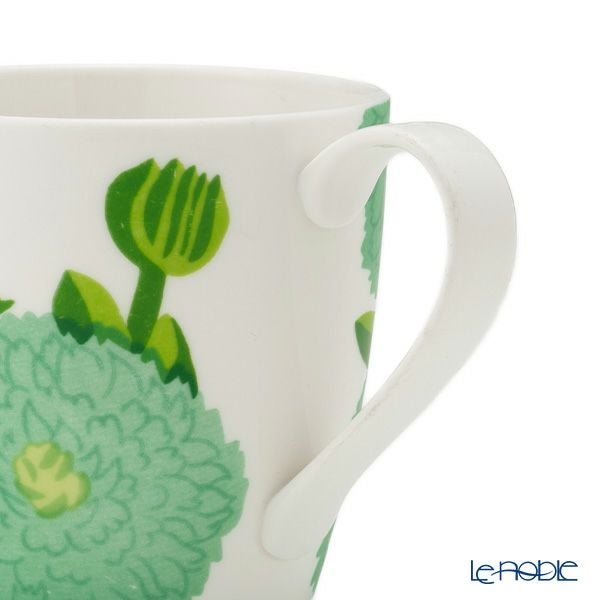 【1点限り】北欧ヴィンテージ マリメッコ（marimekko） プリマヴェーラ／Primavera 春 マグカップ グリーン
